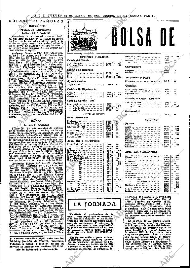 ABC MADRID 21-05-1970 página 64