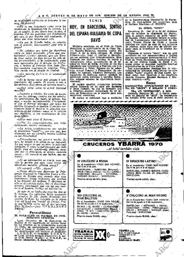 ABC MADRID 21-05-1970 página 75