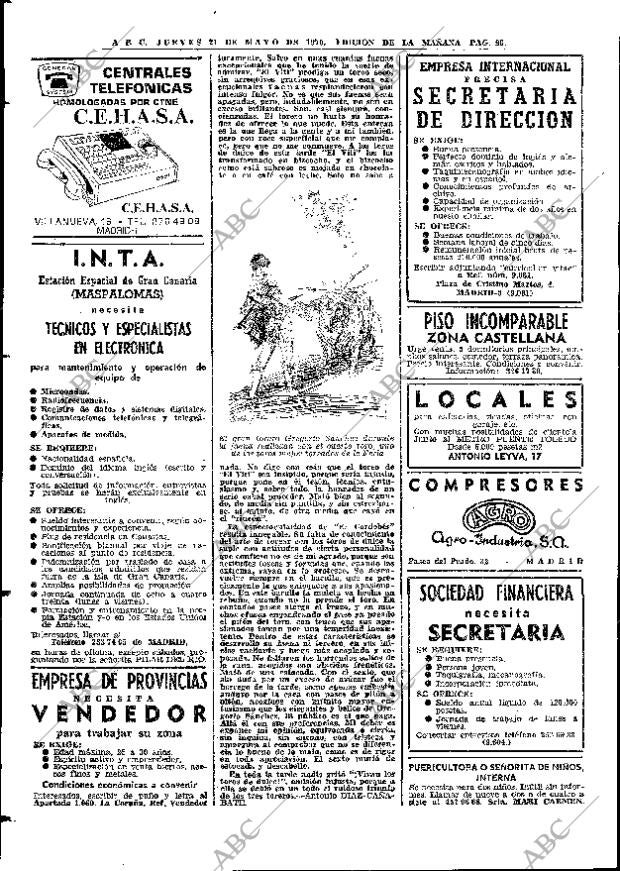 ABC MADRID 21-05-1970 página 80