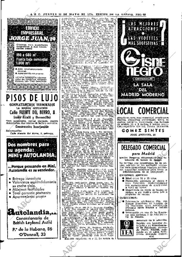 ABC MADRID 21-05-1970 página 88