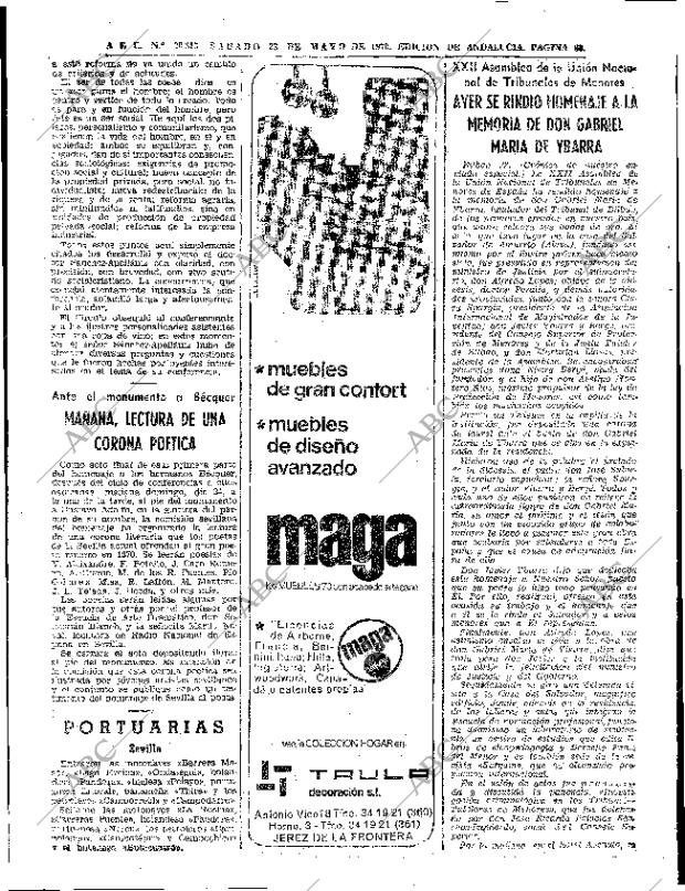 ABC SEVILLA 23-05-1970 página 58