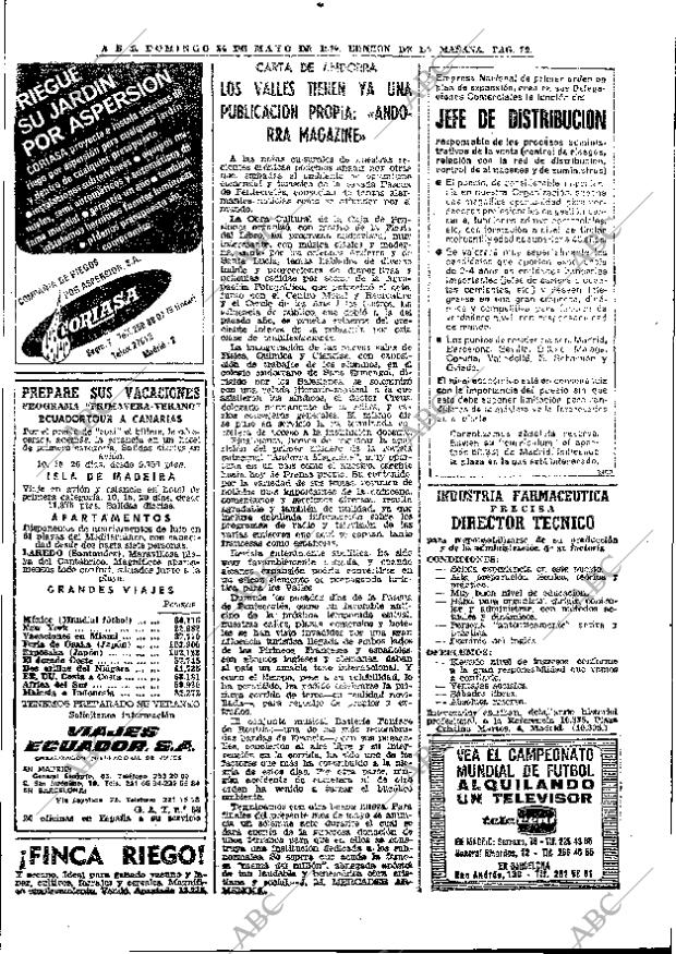 ABC MADRID 24-05-1970 página 28