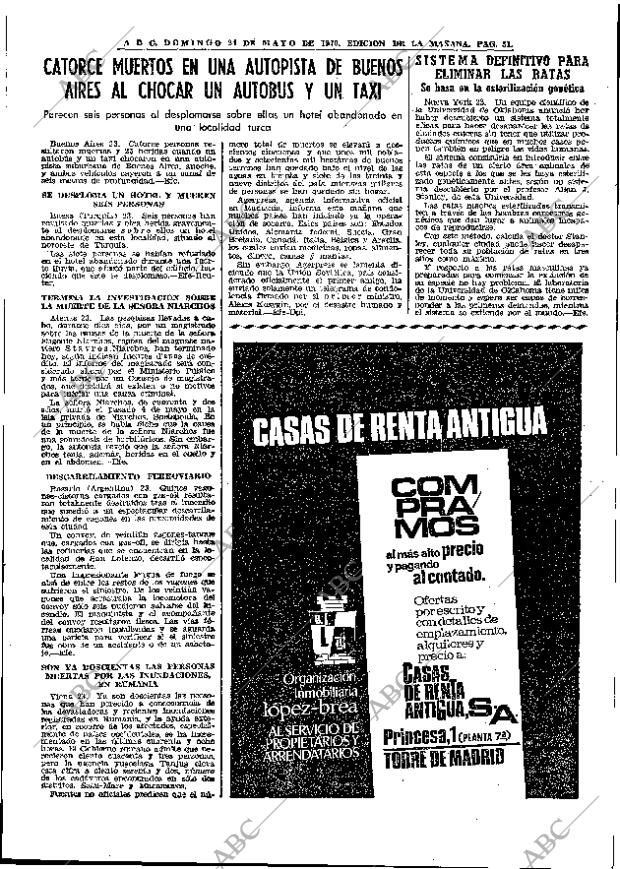 ABC MADRID 24-05-1970 página 31