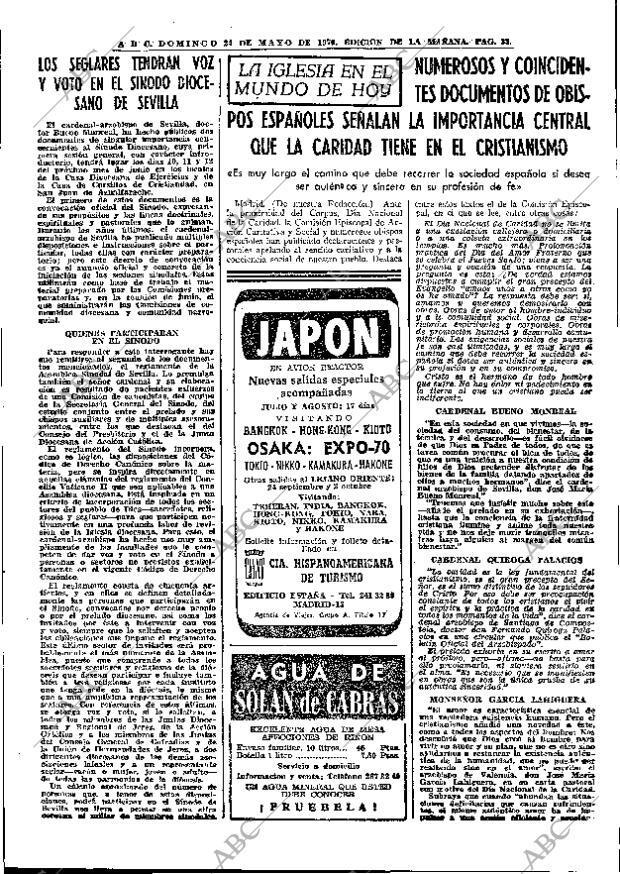 ABC MADRID 24-05-1970 página 33