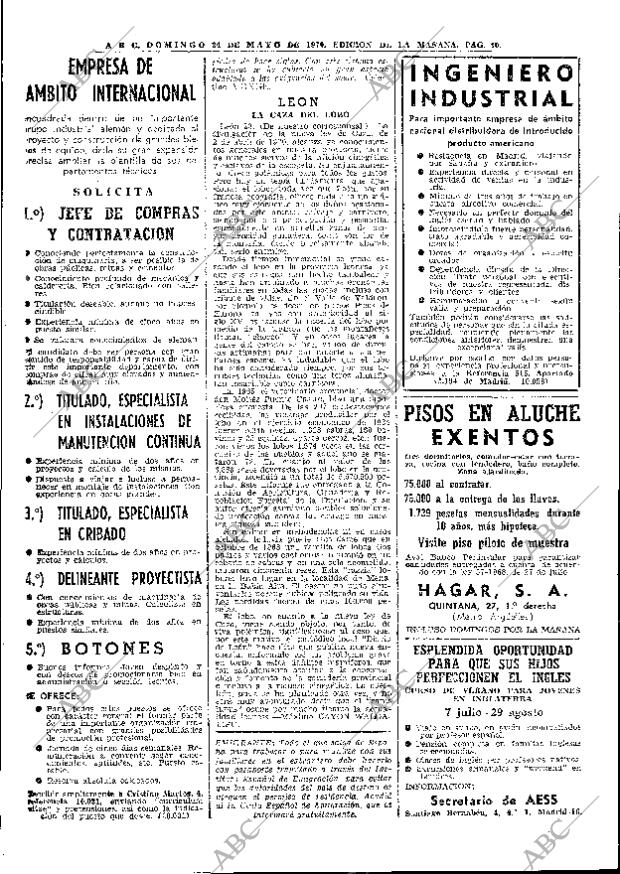 ABC MADRID 24-05-1970 página 40
