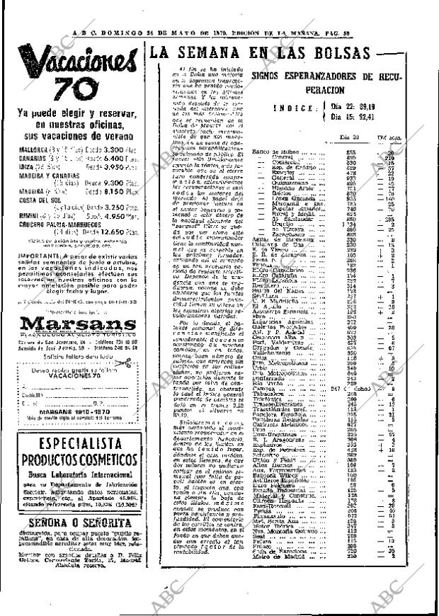 ABC MADRID 24-05-1970 página 56