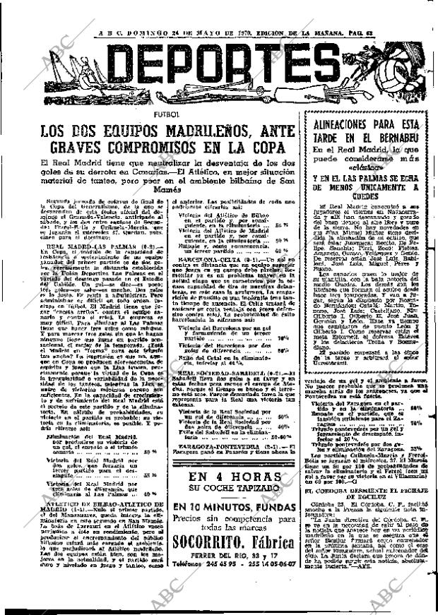 ABC MADRID 24-05-1970 página 63