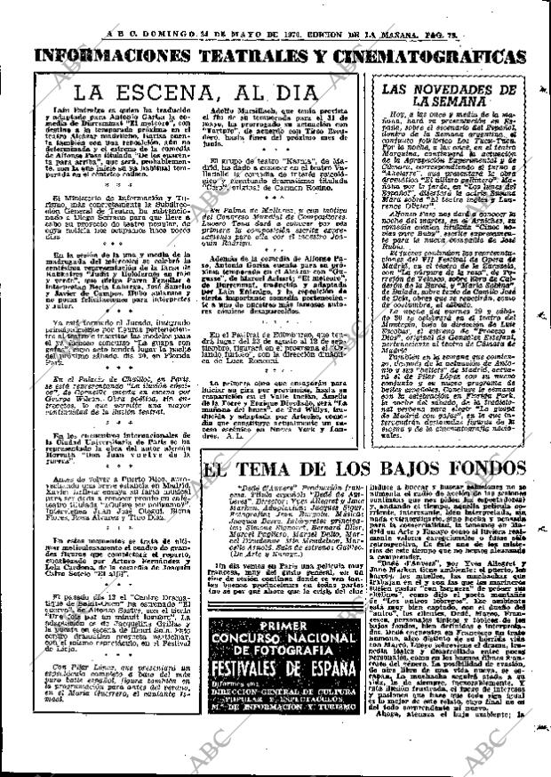 ABC MADRID 24-05-1970 página 79