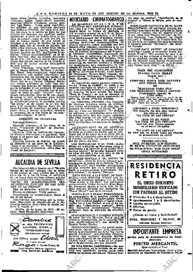 ABC MADRID 24-05-1970 página 81