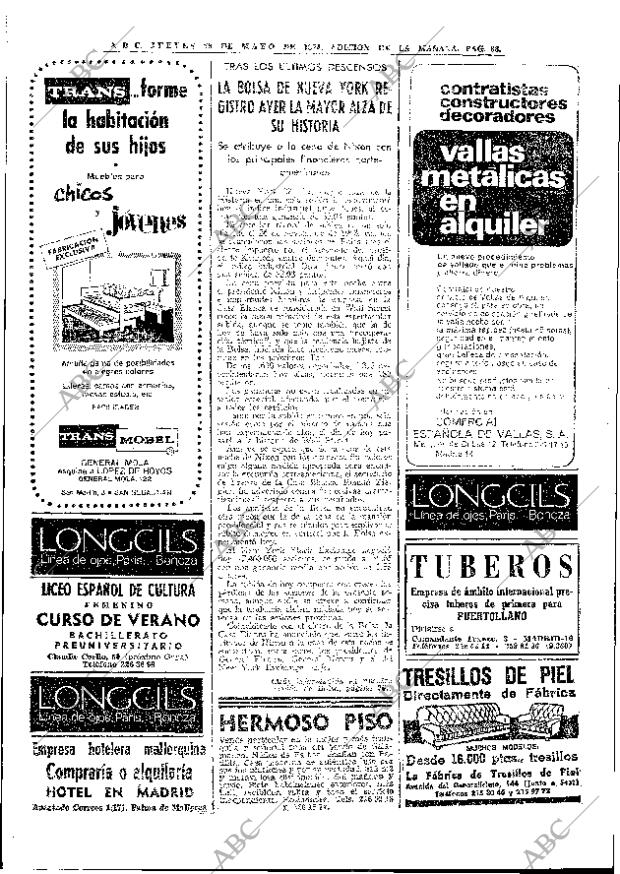 ABC MADRID 28-05-1970 página 38