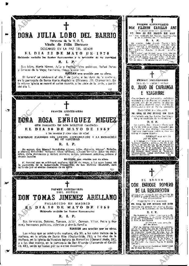 ABC MADRID 29-05-1970 página 110