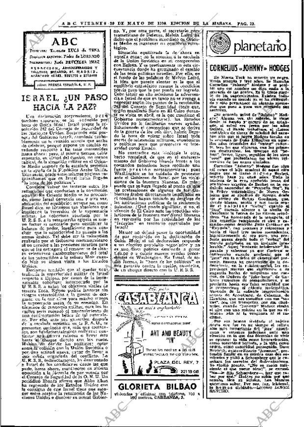 ABC MADRID 29-05-1970 página 23