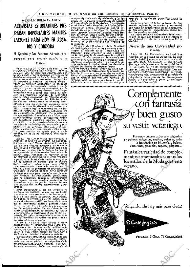 ABC MADRID 29-05-1970 página 33