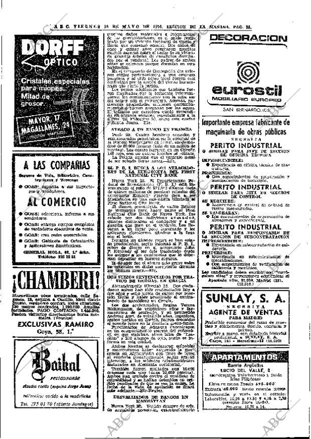 ABC MADRID 29-05-1970 página 38
