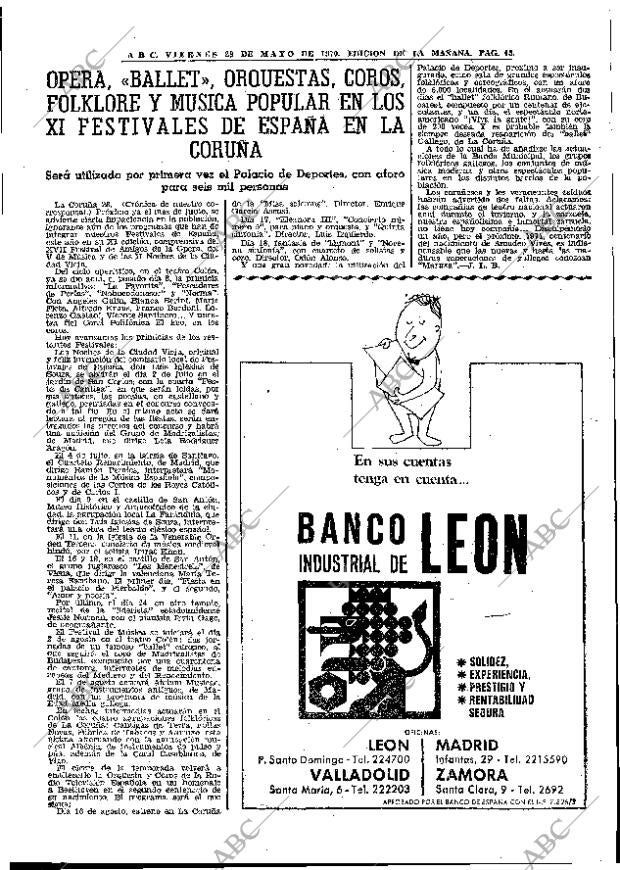 ABC MADRID 29-05-1970 página 45