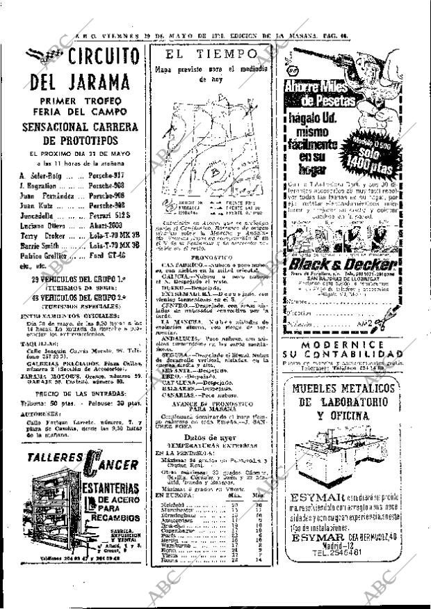 ABC MADRID 29-05-1970 página 46