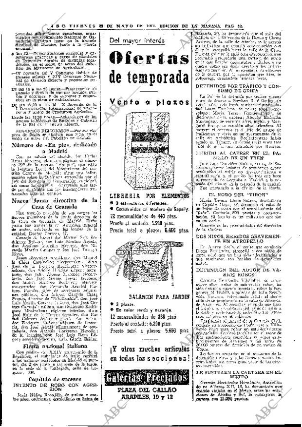 ABC MADRID 29-05-1970 página 52