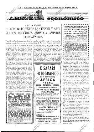 ABC MADRID 29-05-1970 página 65