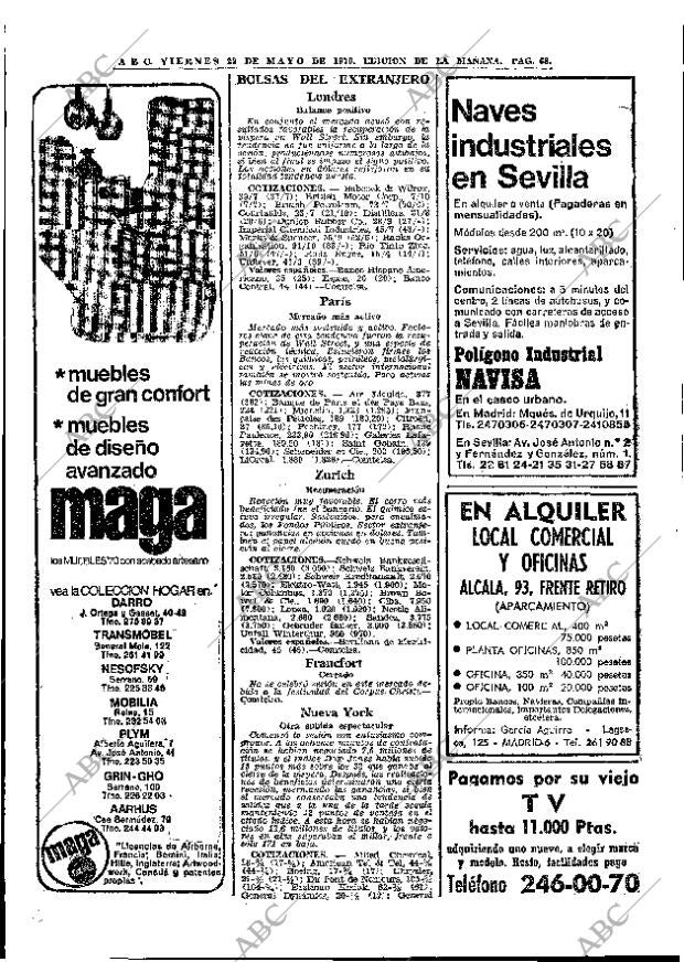 ABC MADRID 29-05-1970 página 68