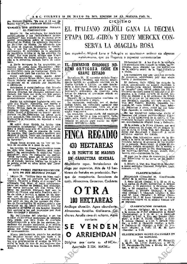 ABC MADRID 29-05-1970 página 74