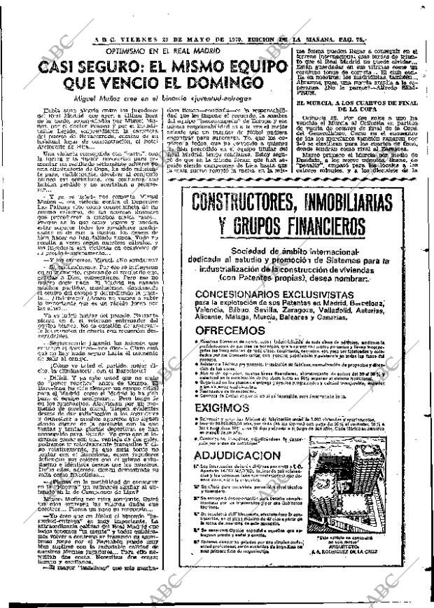 ABC MADRID 29-05-1970 página 75