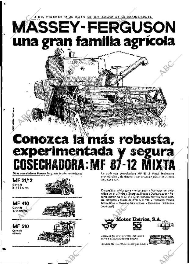ABC MADRID 29-05-1970 página 84