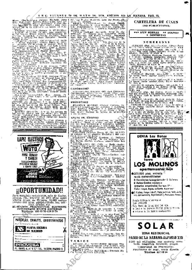 ABC MADRID 29-05-1970 página 91