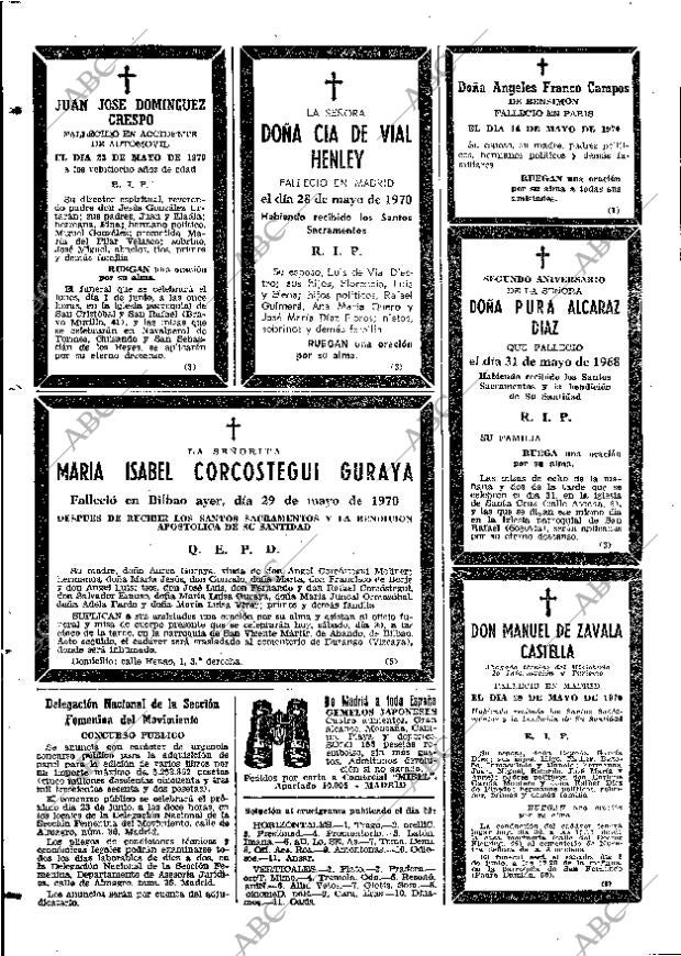 ABC MADRID 30-05-1970 página 118