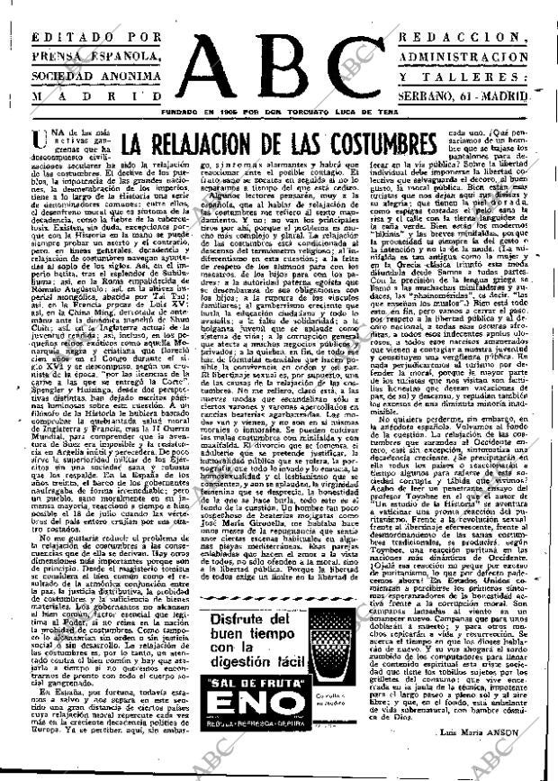 ABC MADRID 30-05-1970 página 3