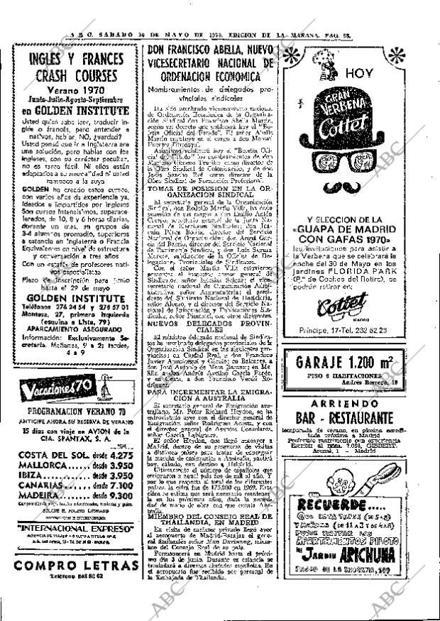 ABC MADRID 30-05-1970 página 38