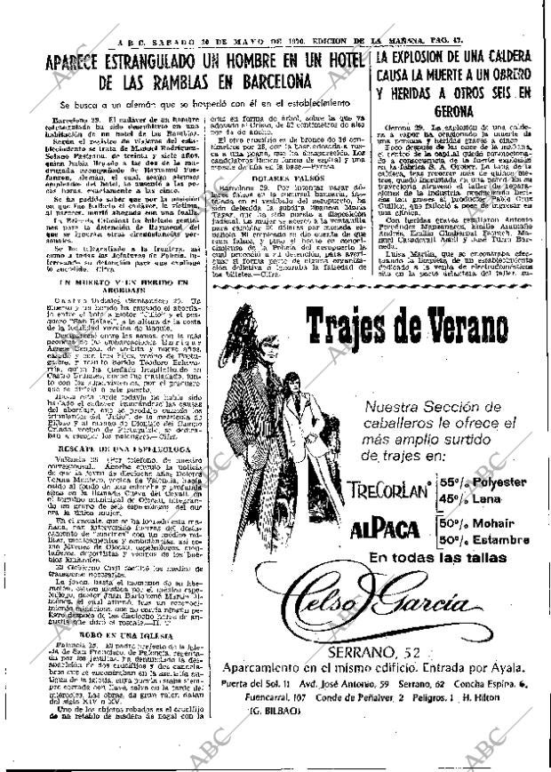 ABC MADRID 30-05-1970 página 47