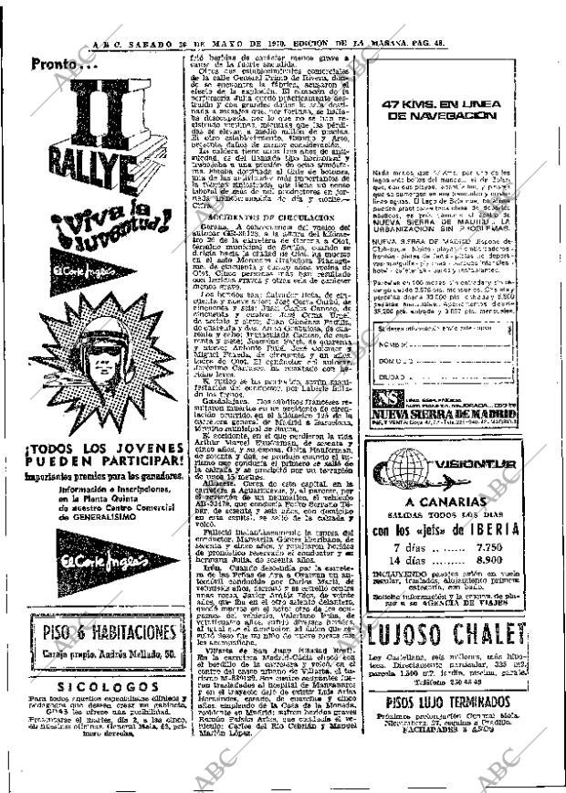 ABC MADRID 30-05-1970 página 48