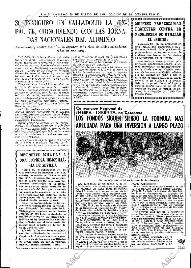 ABC MADRID 30-05-1970 página 51