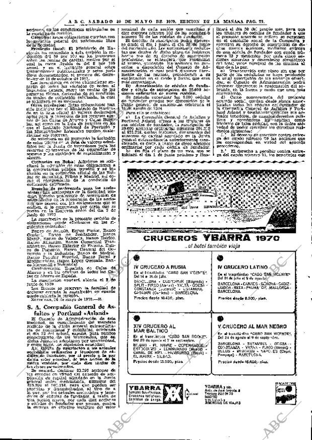 ABC MADRID 30-05-1970 página 77