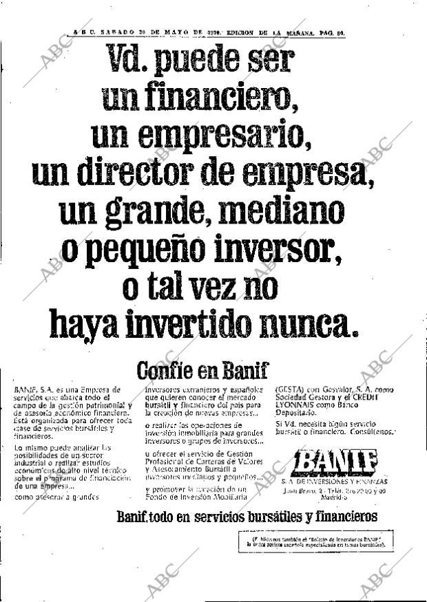 ABC MADRID 30-05-1970 página 80