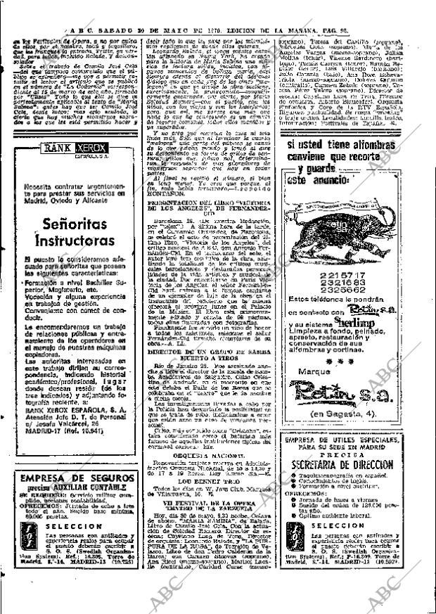 ABC MADRID 30-05-1970 página 92
