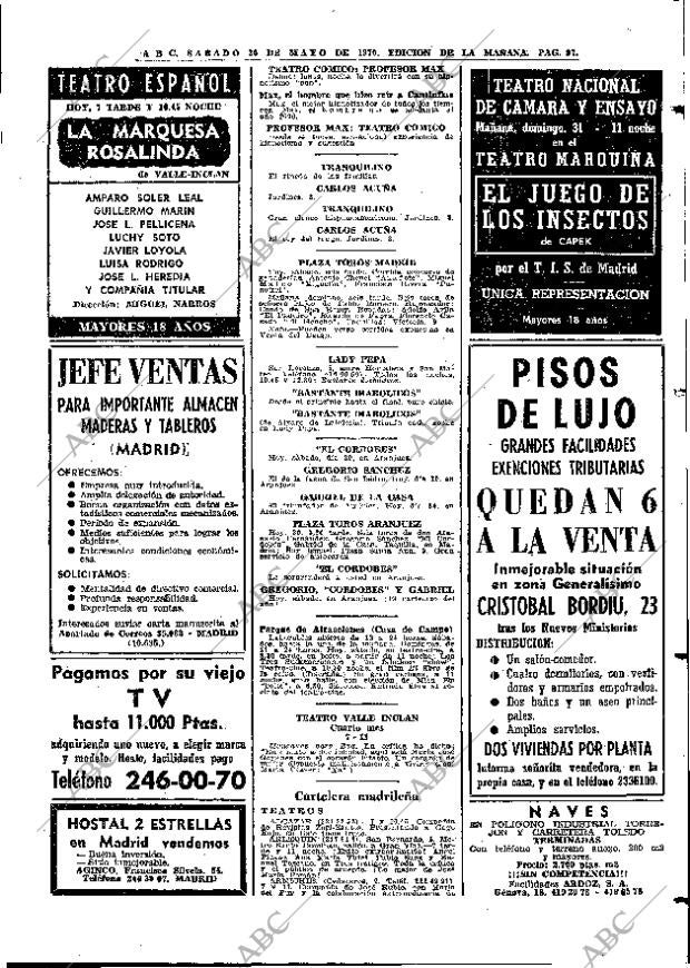 ABC MADRID 30-05-1970 página 97