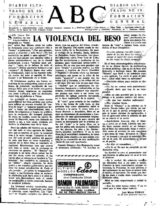 ABC SEVILLA 30-05-1970 página 3