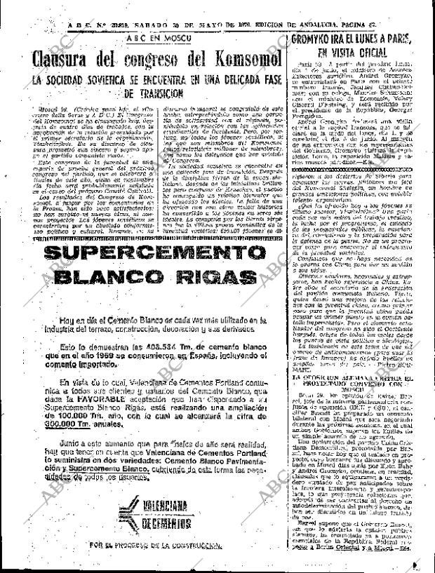 ABC SEVILLA 30-05-1970 página 37