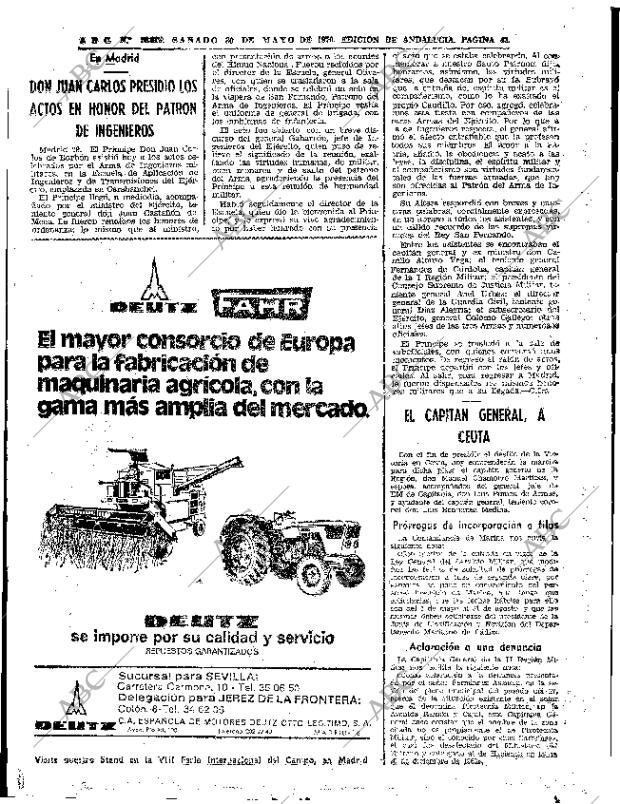 ABC SEVILLA 30-05-1970 página 43