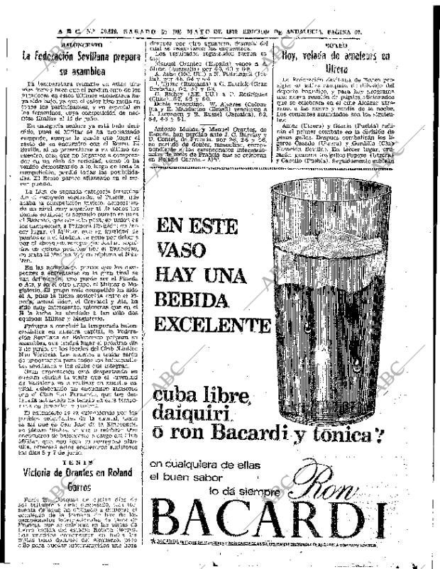 ABC SEVILLA 30-05-1970 página 65