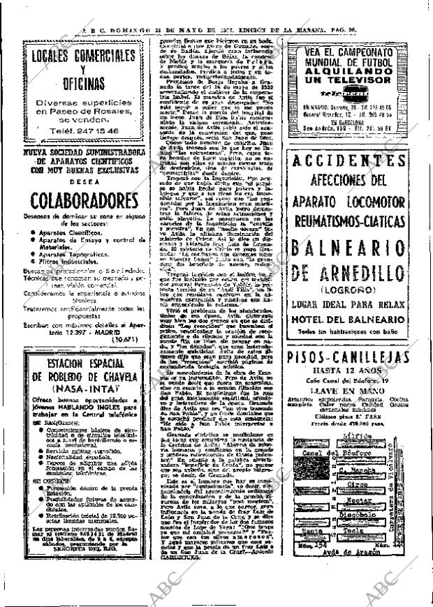 ABC MADRID 31-05-1970 página 26