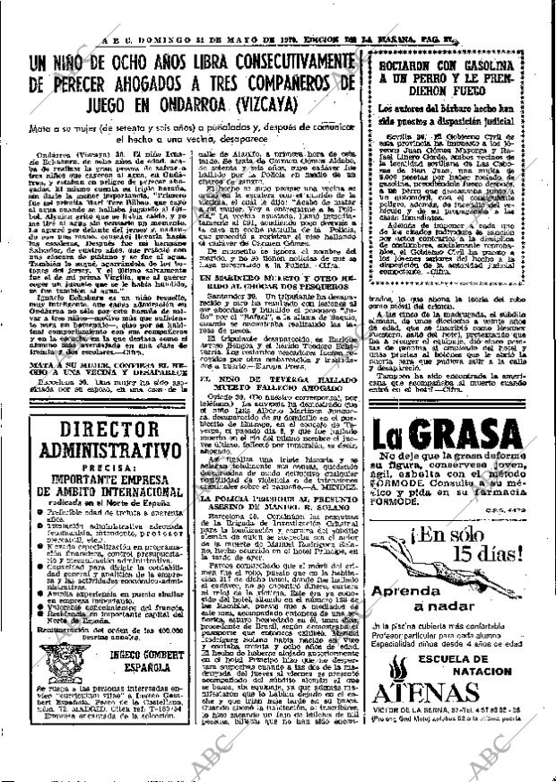 ABC MADRID 31-05-1970 página 27