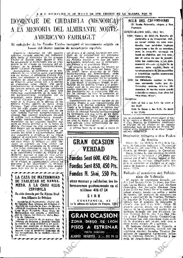 ABC MADRID 31-05-1970 página 29