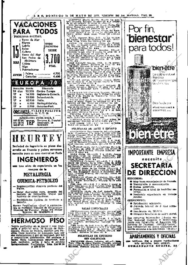 ABC MADRID 31-05-1970 página 80