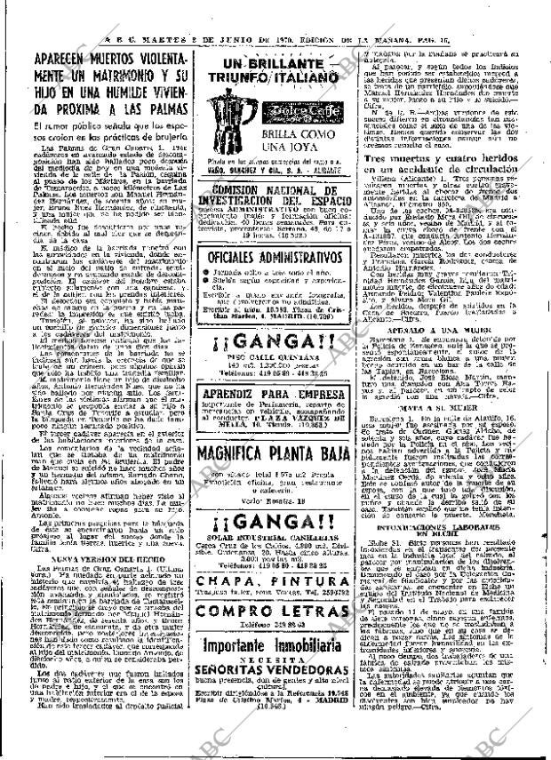 ABC MADRID 02-06-1970 página 16