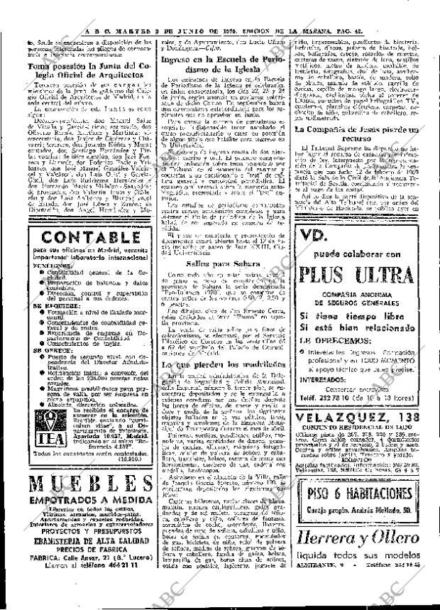 ABC MADRID 02-06-1970 página 42