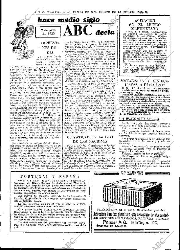 ABC MADRID 02-06-1970 página 45