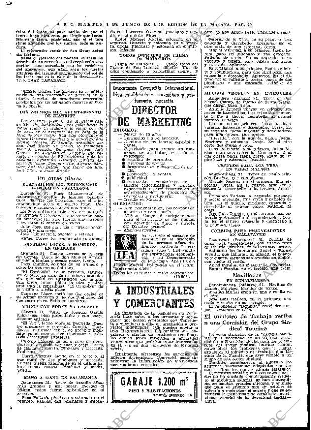 ABC MADRID 02-06-1970 página 70