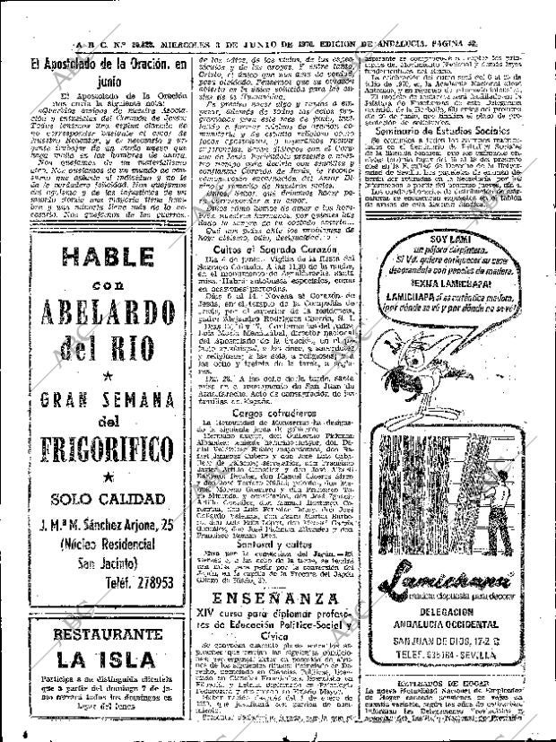 ABC SEVILLA 03-06-1970 página 42